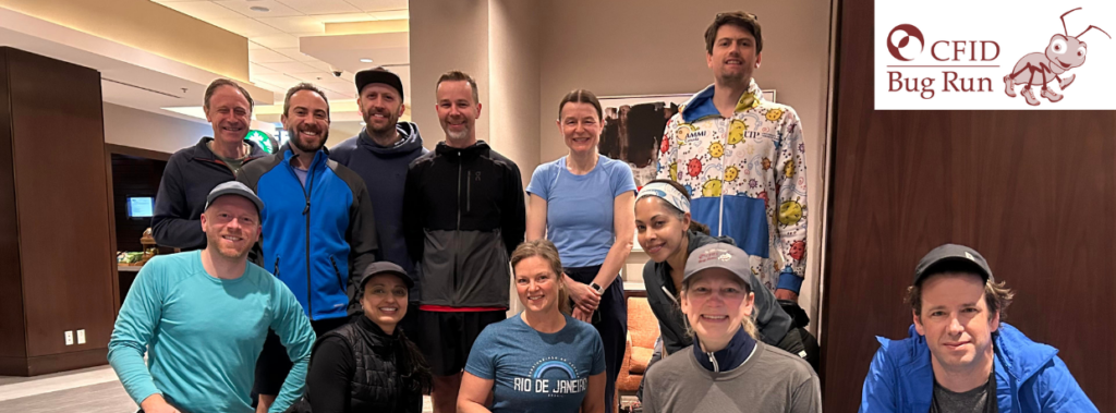 Participants at the CFID Bug Run.